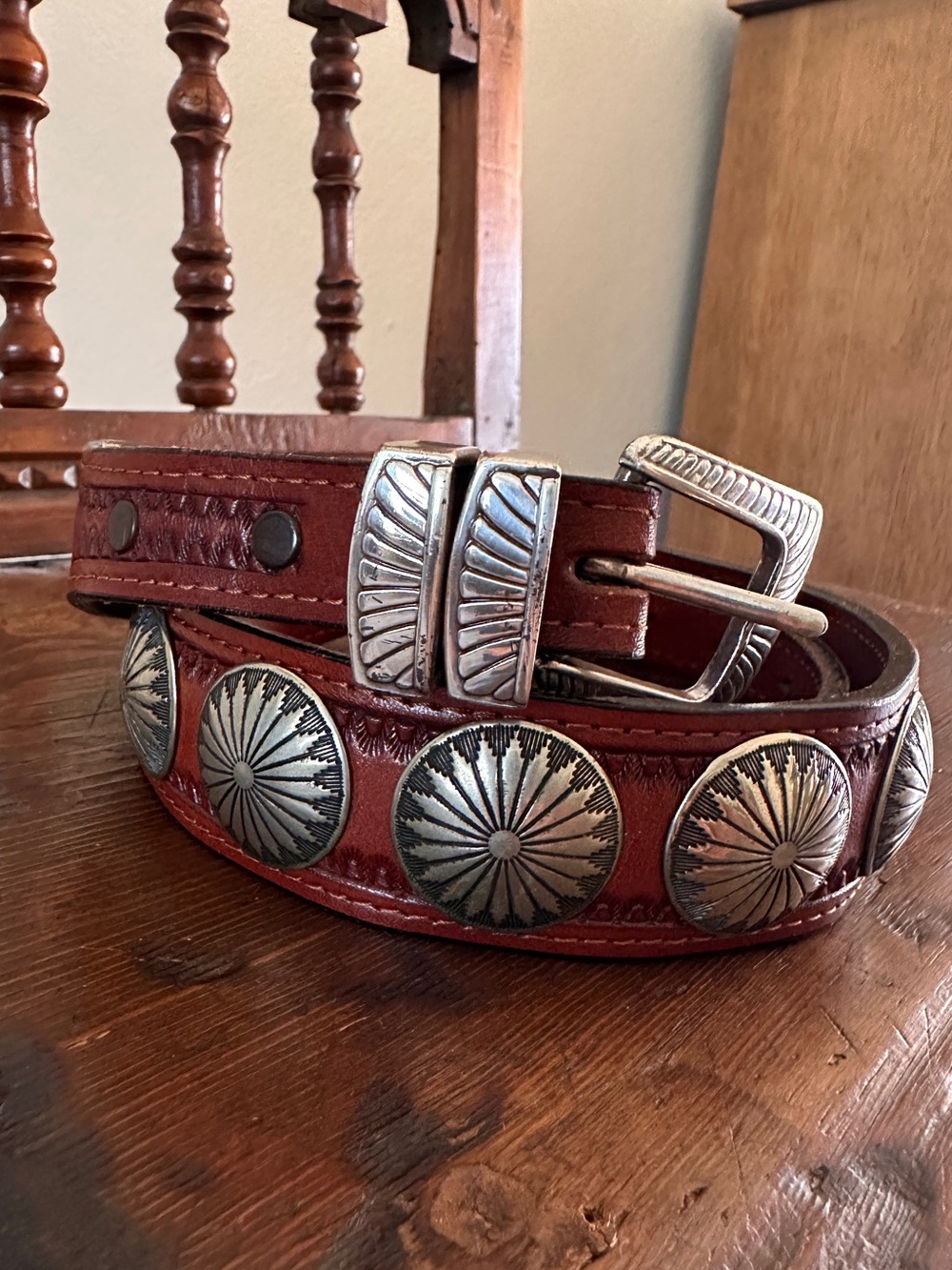 Vintage  Western Nocona Leather Belt